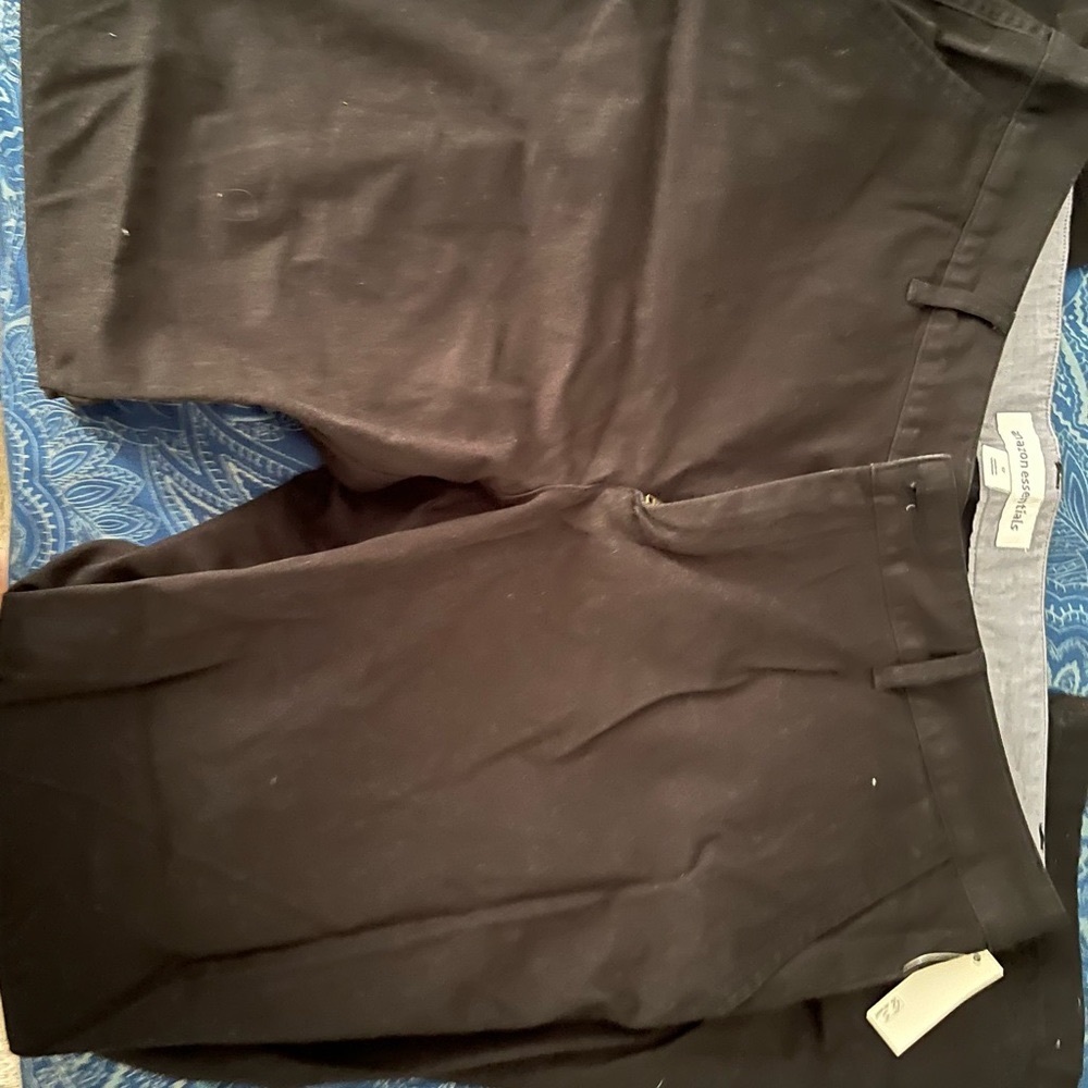 Amazon essentials black pants
